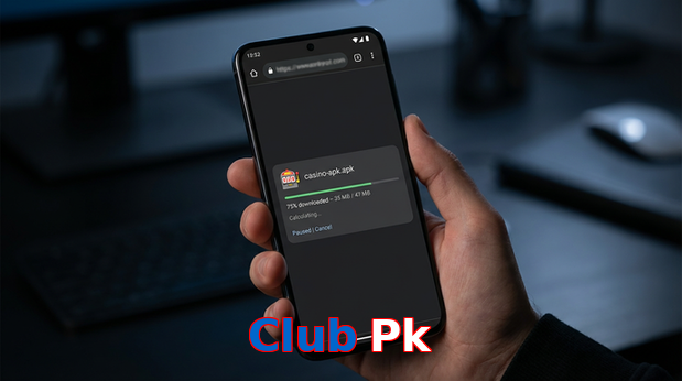 Main screen of Club Pk apk page for PK players