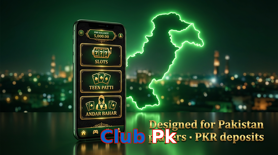 Main screen of Club Pk pk page for PK players
