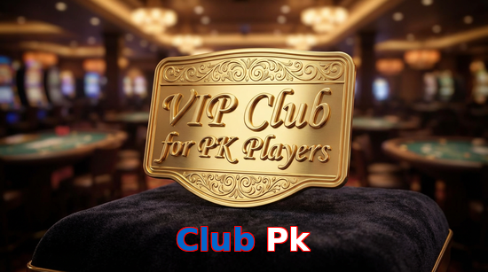 Main screen of Club Pk vip page for PK players